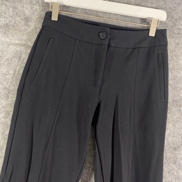 Betabrand Pants Small Long Black Skinny Leg Dress Yoga Cigarette Zip - Picture 5 of 16